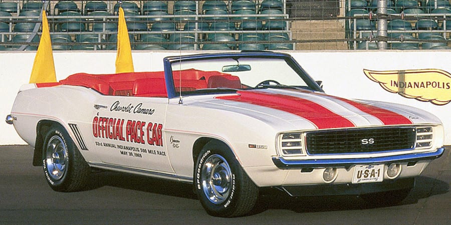 1969 chevrolet camaro indy 500 pace car
