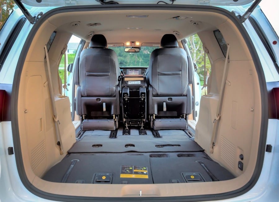 2015 Kia Sedona Cargo Space