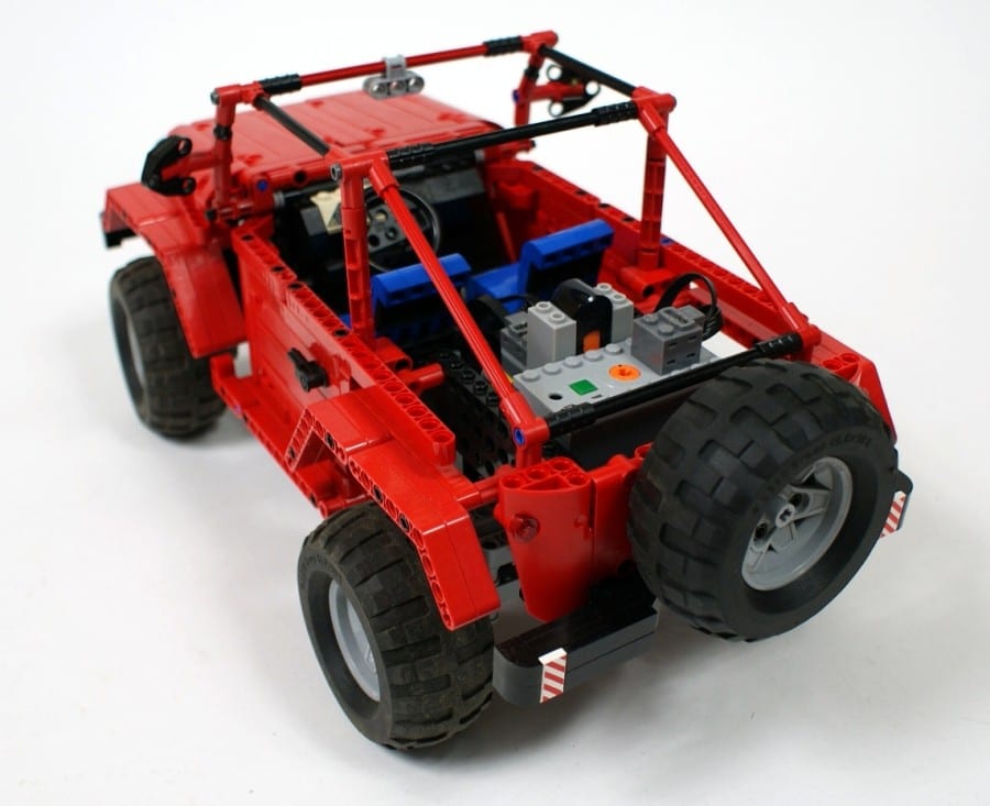 Red Lego Jeep