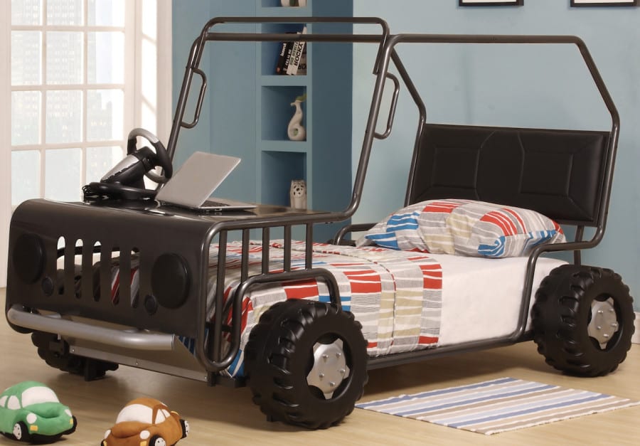 boys jeep bed