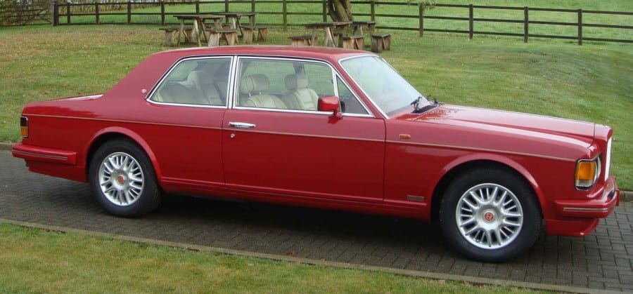 1980s Bentley Turbo R Red