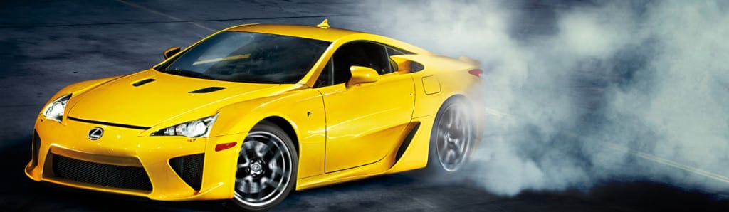 Lexus LFA - Burnout