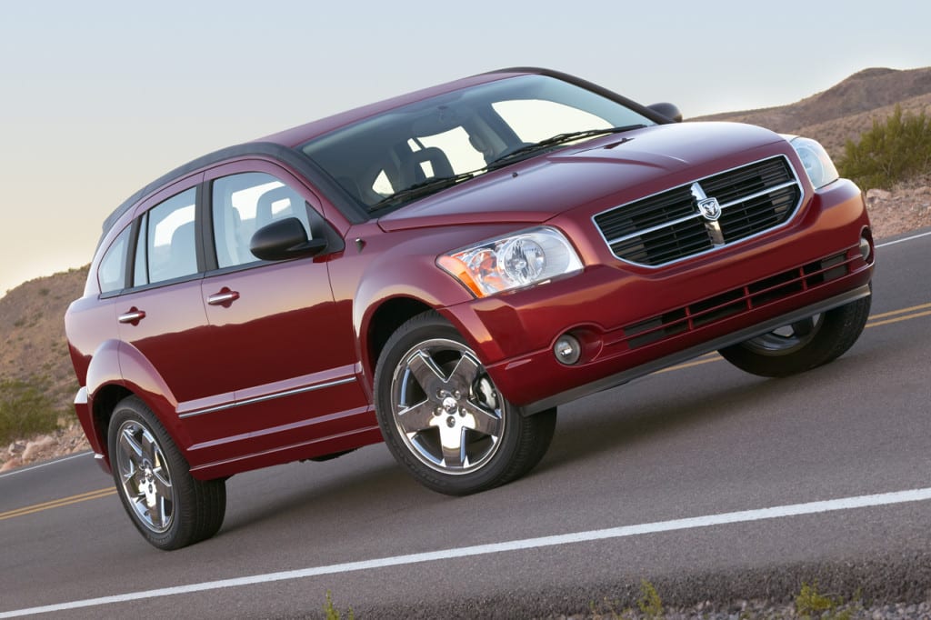 dodge caliber - red