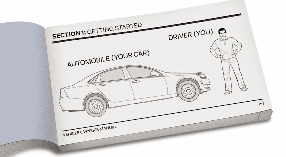A representation of a car manual, section 1: getting started