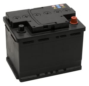 plain car battery