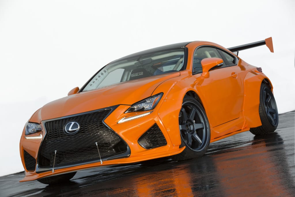 The 2016 RC F by Gordon Ting/Beyond Marketing, which premiered at SEMA 2015. Phot courtesy of Toyota/Lexus.