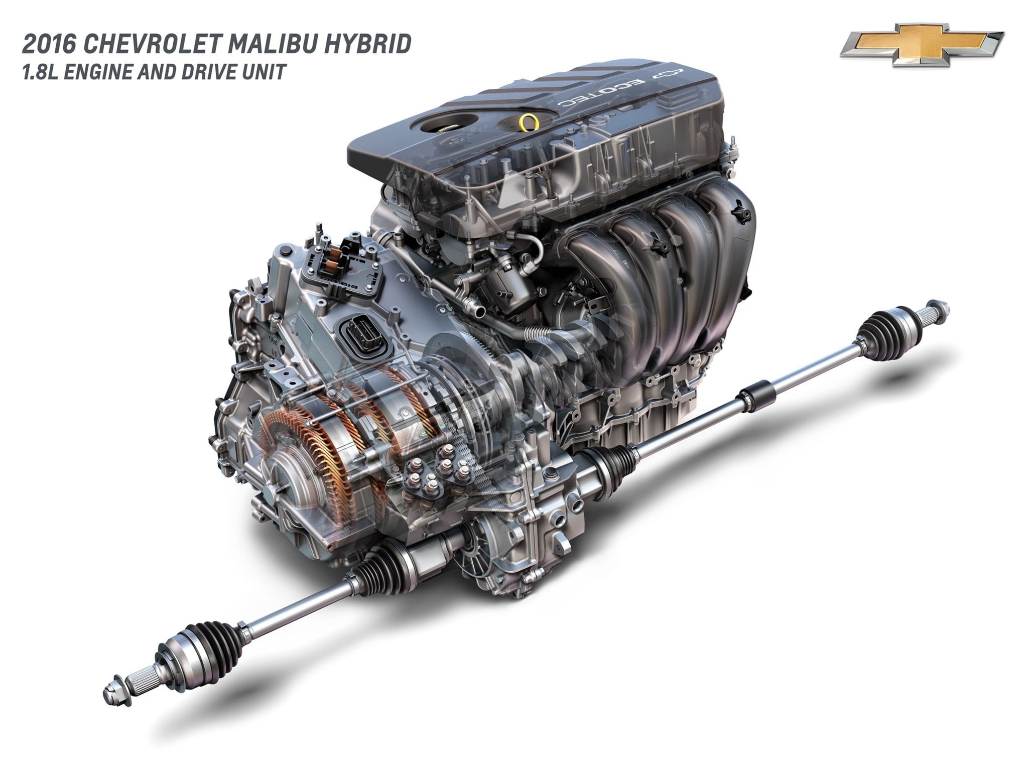 2016 Chevy Malibu Engine and Driveshaft