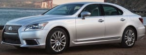 The Lexus LS 460.