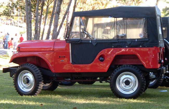 Used Red Jeep CJ5