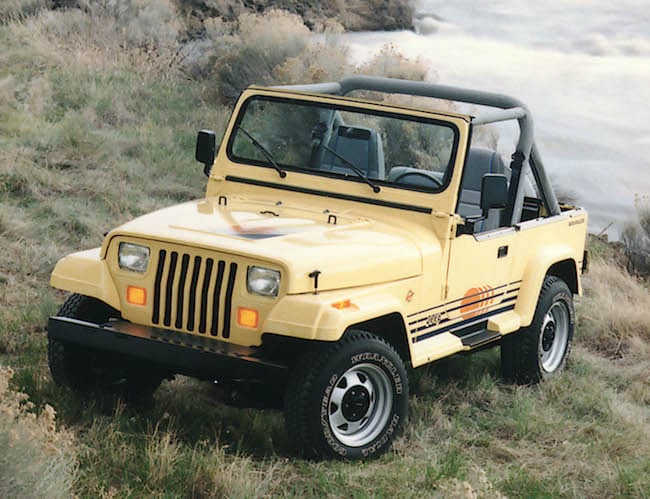 Used Yellow Safari Jeep YJ