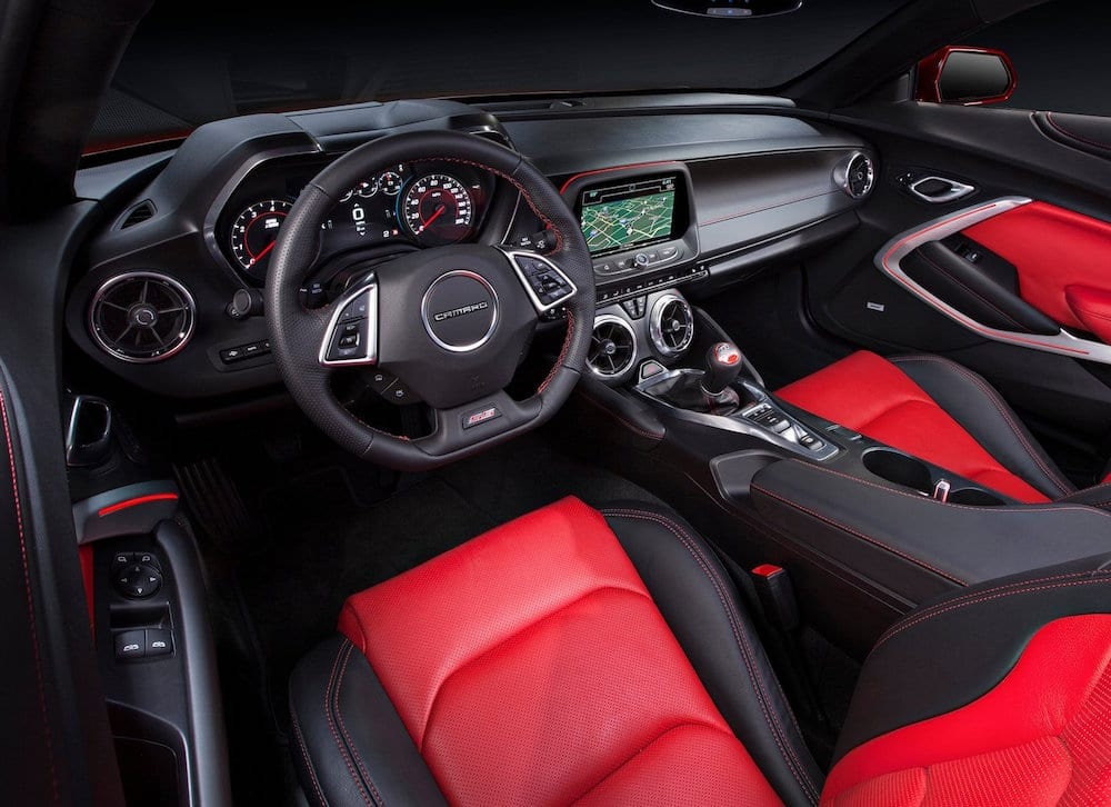 2016 - Camaro - Interior - RED BLACK