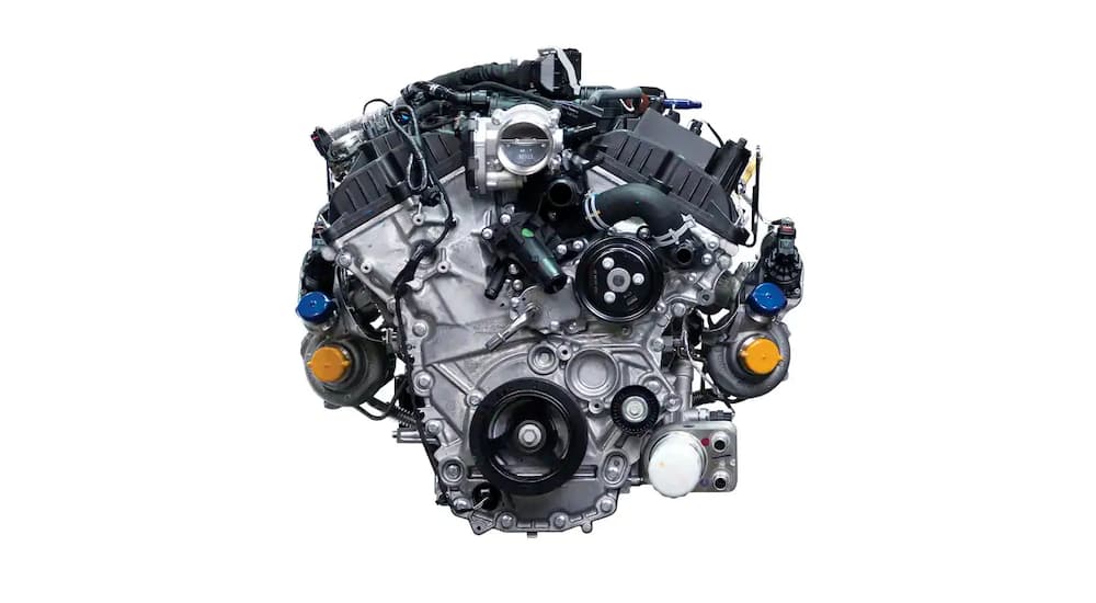 The high-output 3.5L V6 EcoBoost motor is shown.