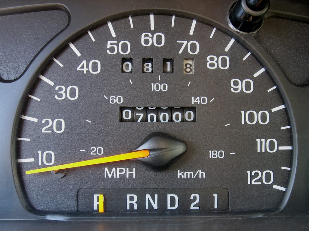 Odometer Speedometer 70000 Miles
