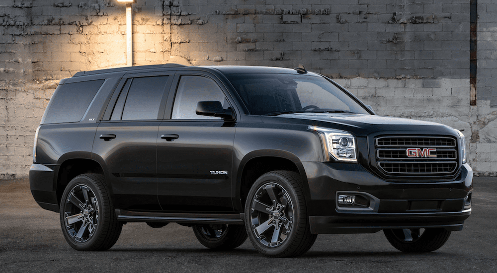 Black 2019 GMC Yukon Graphite Edition in warehouse