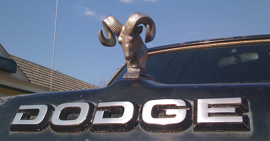 ram hood ornament