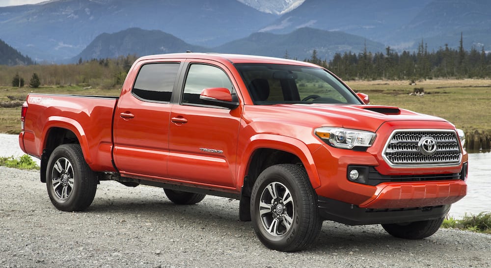 Red 2016 Toyota Tacoma