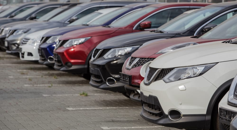 Used Car Lot with many options