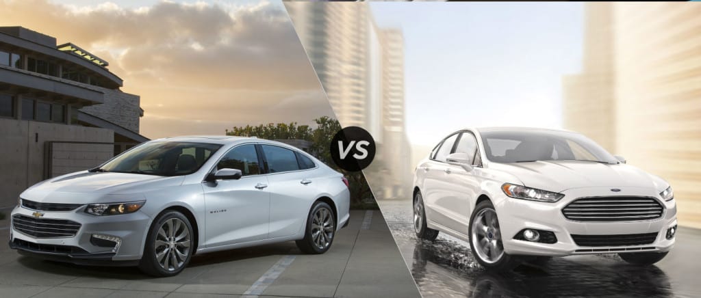 The 2016 Chevy Malibu Takes on the 2016 Ford Fusion