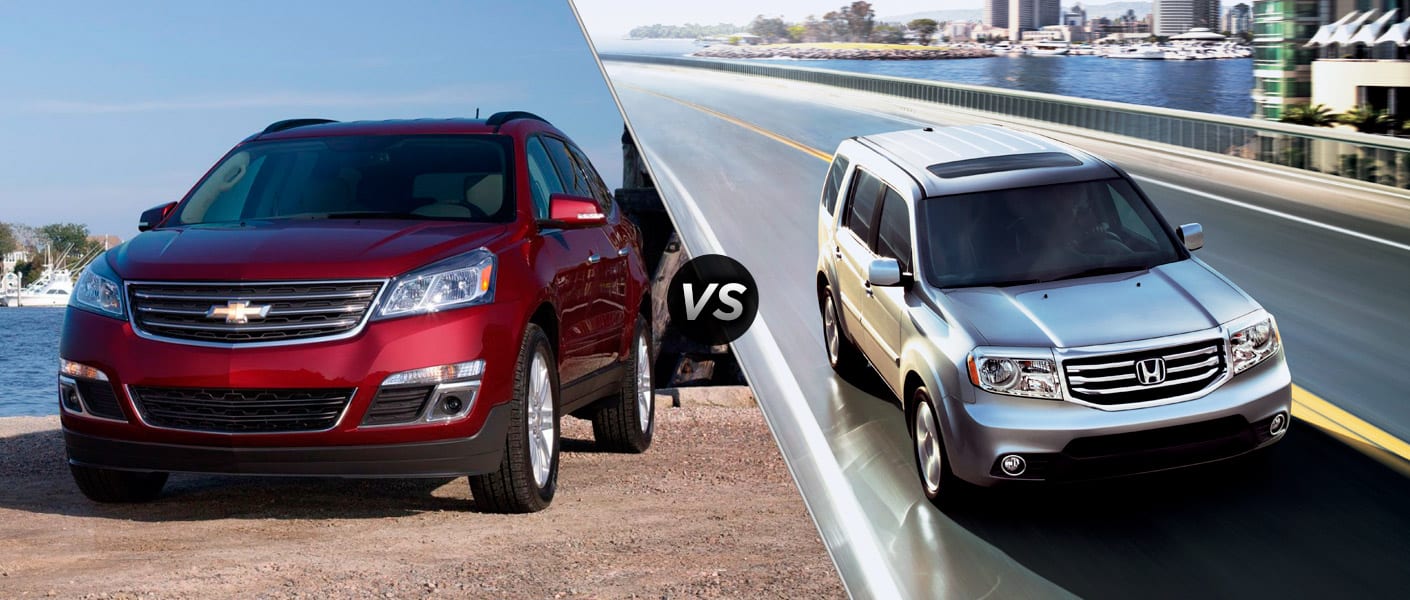 2016 Chevy Traverse Vs 2016 Honda Pilot Autoinfluence