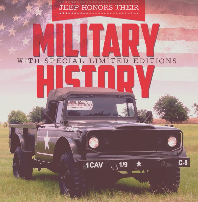 Jeep Honors Their Military History with Special Editions