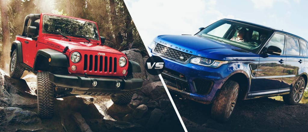 2016 Jeep Wrangler vs. 2016 Land Rover