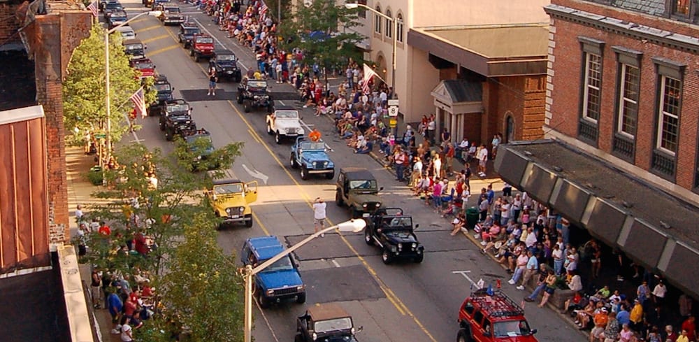 Jeeps in Streets