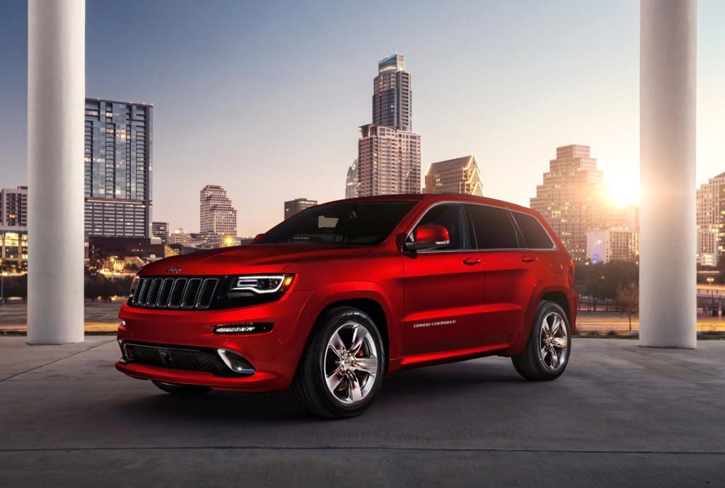 Red 2014 Jeep Grand Cherokee SRT