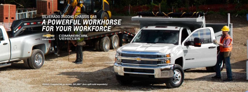 Pick Up a Chevy Commercial Truck from McCluskey Chevrolet Today