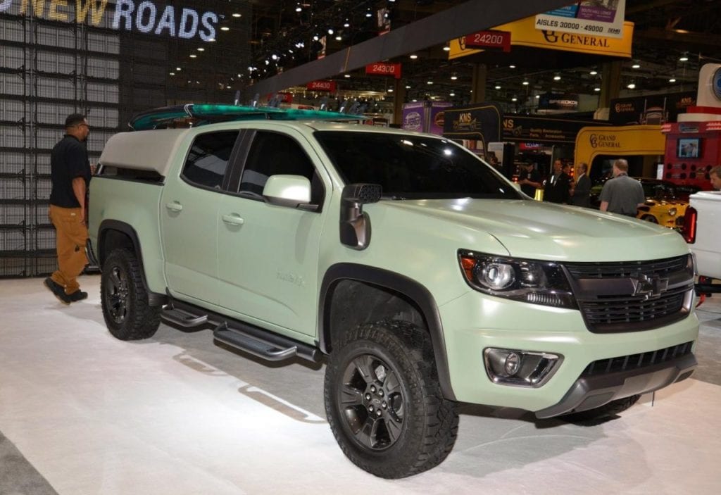 Chevy Introduces an Overly Convenient Surfer Pickup at SEMA
