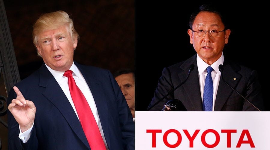 Trump takes credit for toyota investing in the US