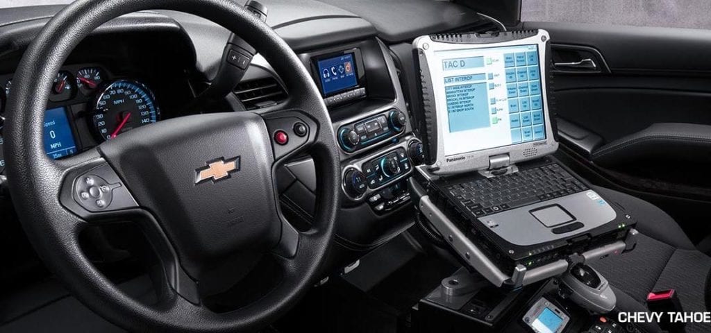 Chevy Tahoe Interior for Law Enforcement