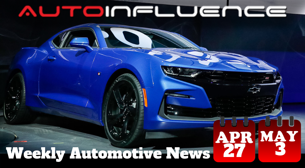 2019 Chevy Camaro SS Prior to Changes Being Made for 2020 as Reported in AutoInfluence Weekly Automotive News from April 27th to May 3rd