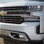 A front end close of the all new 2019 Chevy Silverado 1500 is shown.