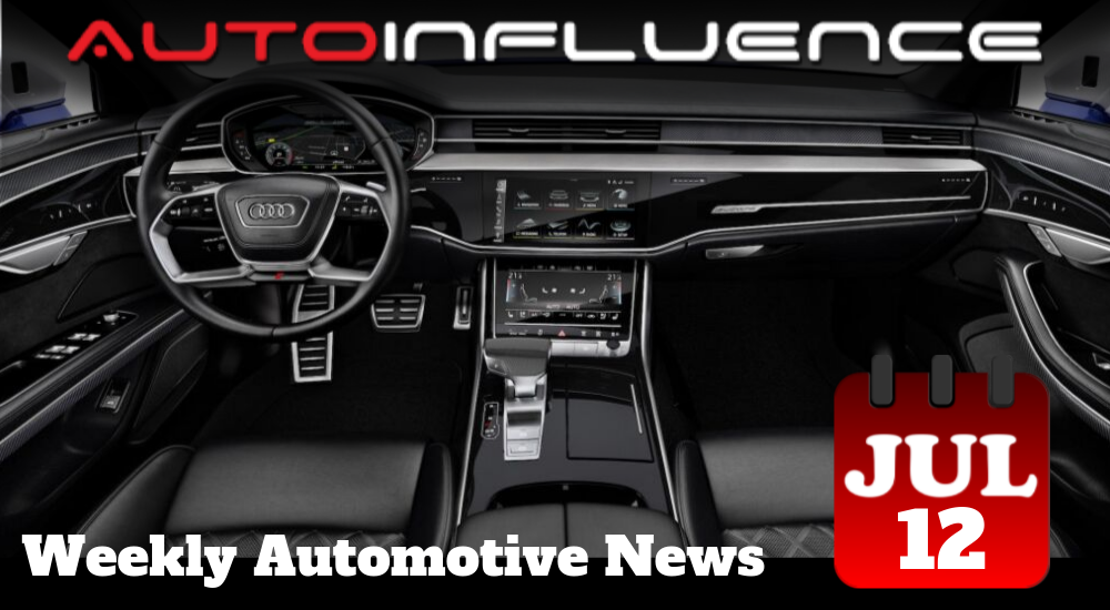 Interior of the 2020 Audi S8 as featured in AutoInfluence Current Auto News for the week of July 12th.