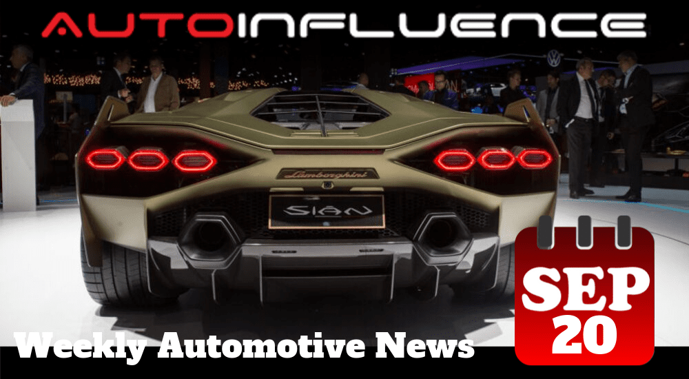 AutoInfluence Current Auto News Headlines for September 20th 2019