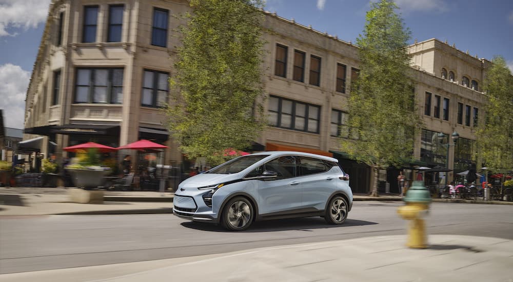 Road Trip Through Prehistoric Times in the Futuristic 2023 Chevy Bolt EV