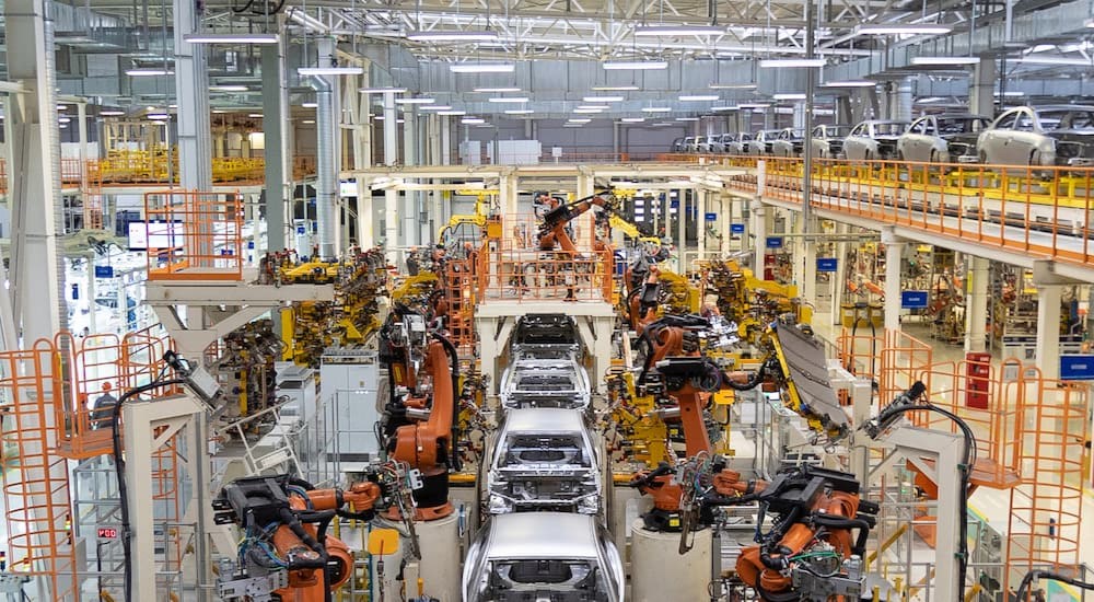 An automotive plant is shown.