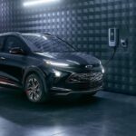 A black 2023 Chevy Bolt EUV for sale is shown.