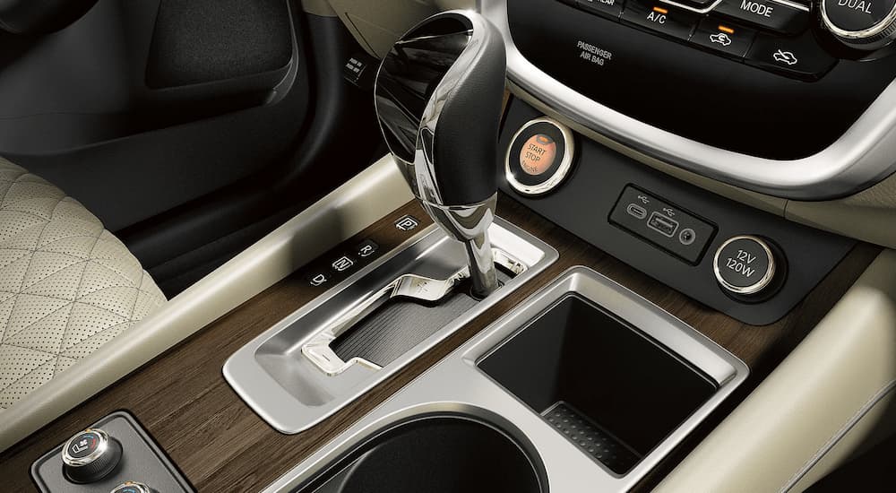 The interior of a 2023 Nissan Murano is shown.