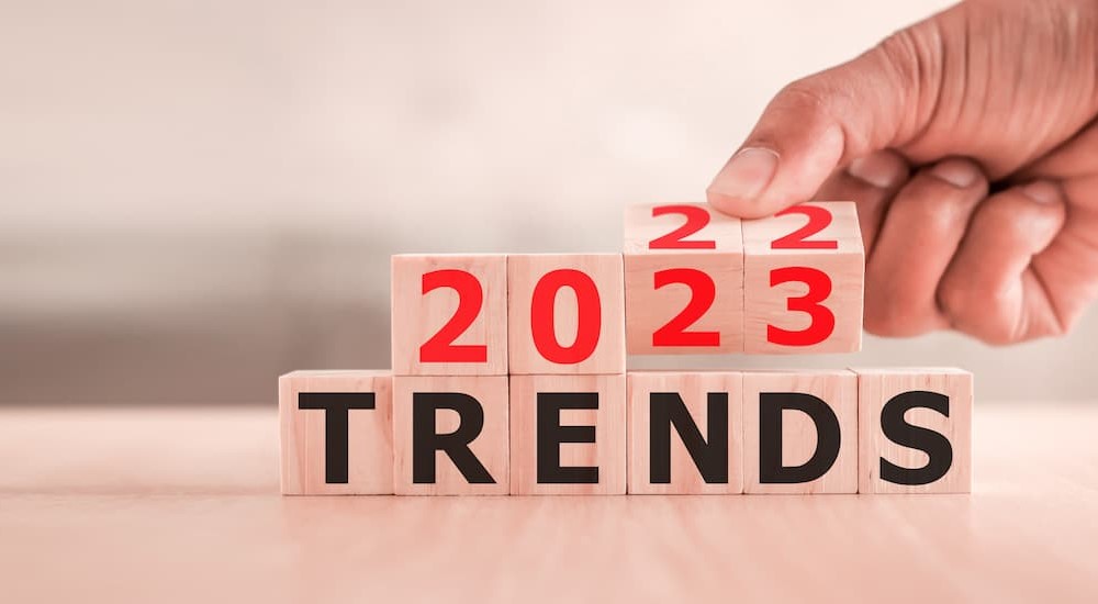 Several blocks spell out 2023 trends.