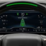 The digital dash is shown in a 2024 Chevy Tahoe.