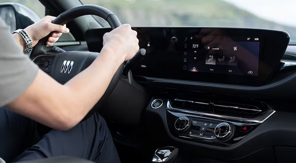The black dash is shown in a 2025 Buick Envista for sale.
