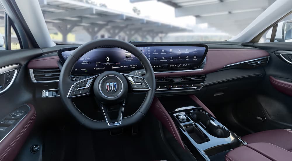 Infotainment display and digital gauge cluster on a 2025 Buick Envision
