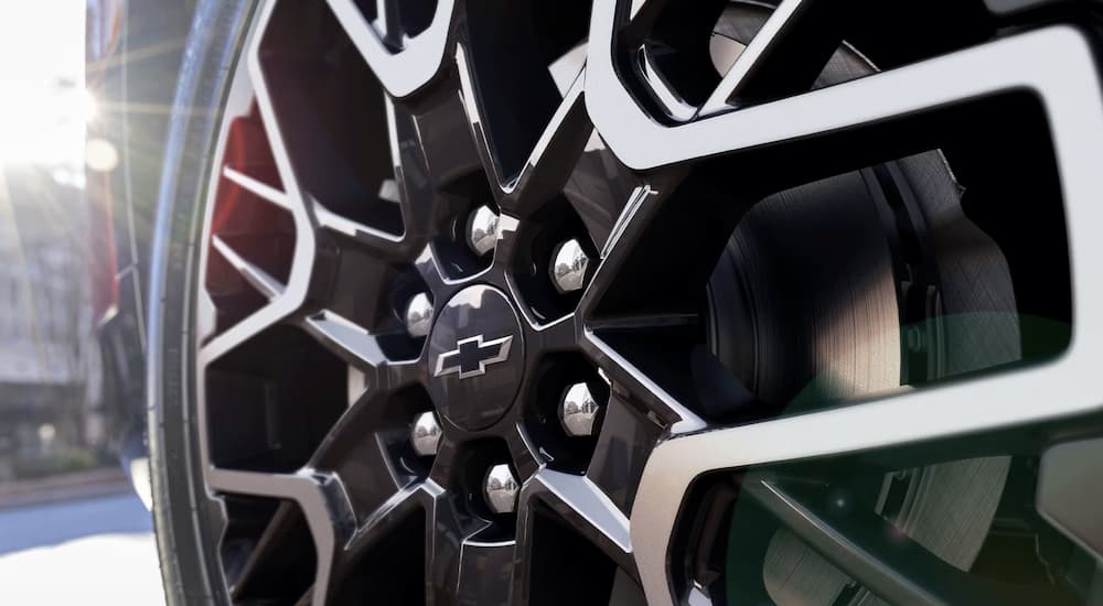 Rim and tire on a 2026 Chevy Blazer